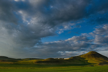 Russia. The South Of Western Siberia. The Republic of Khakassia in the area of lake Shira.