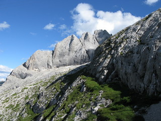 DOLOMITI - Passo Fedaia ai piedi della Marmolada