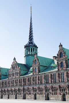 Historic building of the Borsen (The Stock Exchange), Copenhagen, Denmark.