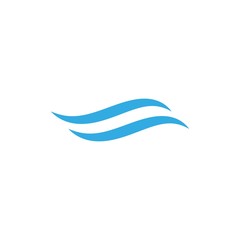 Fototapeta na wymiar Water Wave Icon Logo