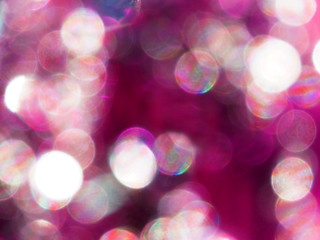 abstract background soft blurred christmas lights garland