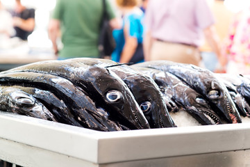 fish market  on  mercado dos lavradores , Funchal, Madeira Island