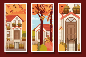 Fototapeta na wymiar Autumn Season Design ,vector illustration