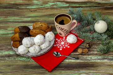 New Year and Christmas composition