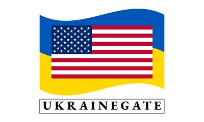 Flags of United States and Ukraine, Ukrainegate 