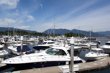 Fototapeta premium Vancouver Downtown Marina