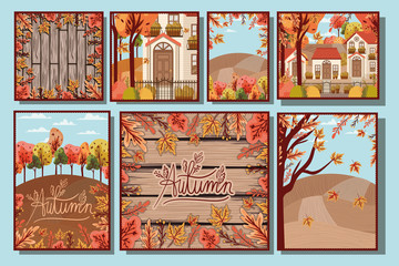 Autumn Season Design ,vector illustration