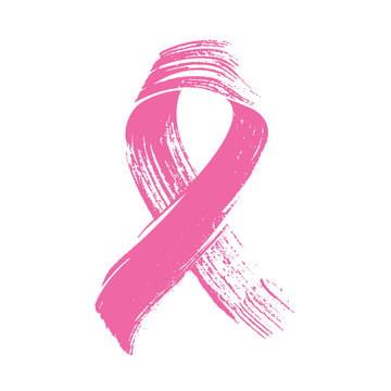 Pink Ribbon World Breast Cancer Awareness Vector