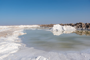 Varzaneh salt lake - Iran
