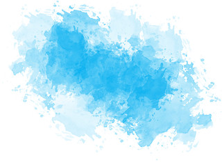 Abstract beautiful Colorful shape watercolor illustration painting background and texture backdrop.