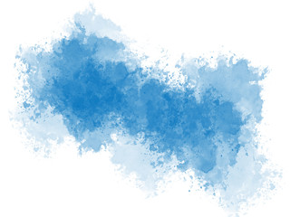 Abstract beautiful Colorful shape watercolor illustration painting background and texture backdrop.