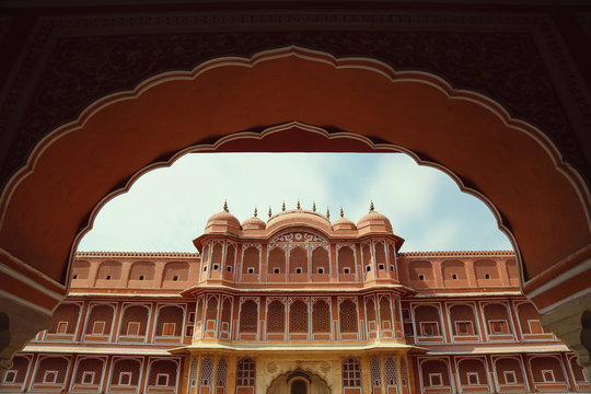 Exterior view of City Palace at Jaipur