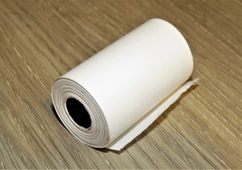 roll of white paper