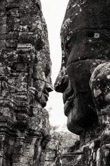 Bayon temple, Angkor Wat is a public place inSiam Reap, Cambodia.It is a beautiful ancient architecture.