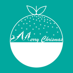 Merry Christmas vector text Calligraphic Lettering design card template.Calligraphy Font style Banner.