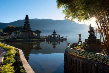 Pura ulun danu bratan temple  is a public place in Bali, indonesia. It is a beautiful ancient architecture.