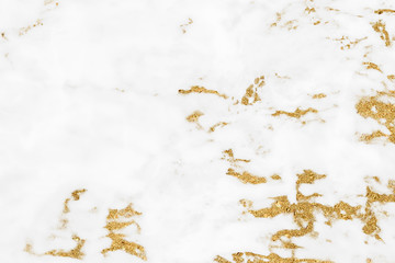 White gold marble texture pattern background with high resolution design for cover book or brochure, poster, wallpaper background or realistic business