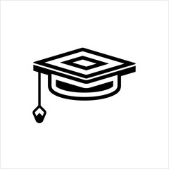 Graduation Cap Icon, Bachelor Cap Icon