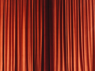 Red curtain