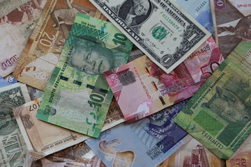 background of banknotes