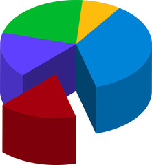 Obraz premium Pie Chart Icon