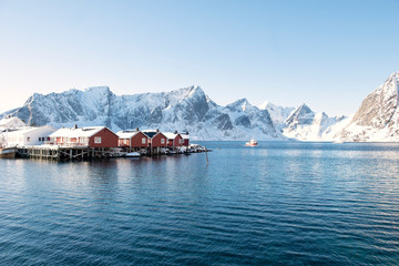 The Lofoten Islands Norway is known for excellent fishing, nature attractions such as the northern...
