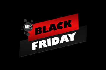 Abstract black friday sale 50 percent off background. For art template design, page, brochure banner, cover, booklet, blank, card, ad, sign, poster