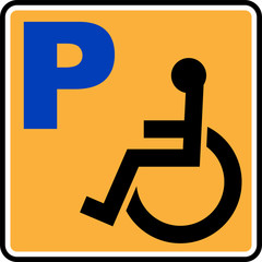 Access Icon Design (Disabled Handicap Symbol) Parking