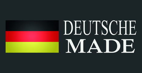 deutsche made germany flag