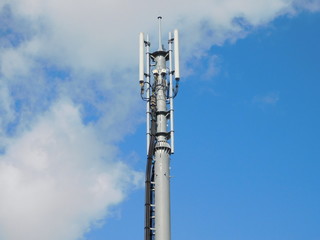 Obraz premium 携帯電話基地局