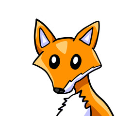 Adorable Stylized Little Fox