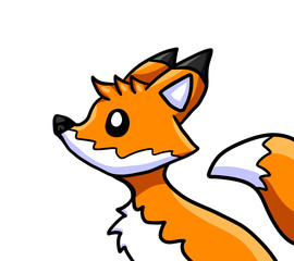 Adorable Stylized Little Fox