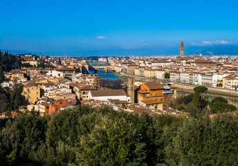 Fototapeta na wymiar città di Firenze