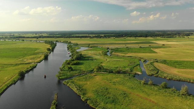 Untere Havel aus der Vogelperspektive