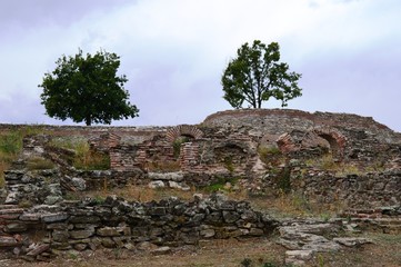 the remnants of the old town