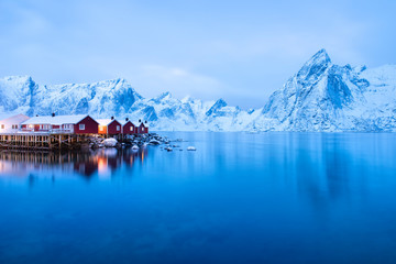 The Lofoten Islands Norway is known for excellent fishing, nature attractions such as the northern...