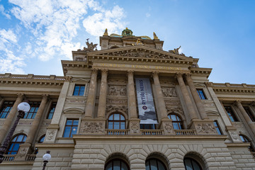 Obraz premium National Museum Prague in Czech Republic.