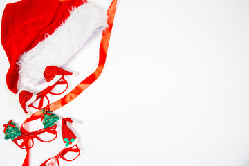 Santa Claus Hat. Merry Christmas.