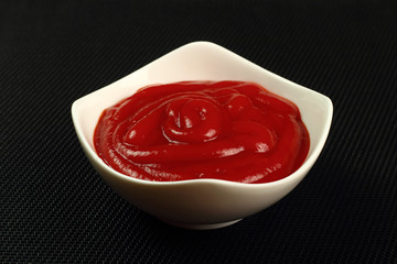 Ketchup in bowl
