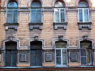 Ancient architecture close up