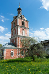 Bell tower of Goritsky assumption monastery in Pereslavl Zalessky
