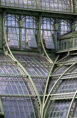 greenhouse windows detail in Vienna Austria