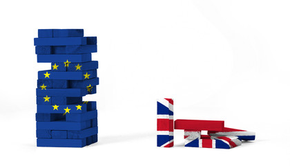 Brexit Konzept - Großbritannien  verlässt die Europäische Union