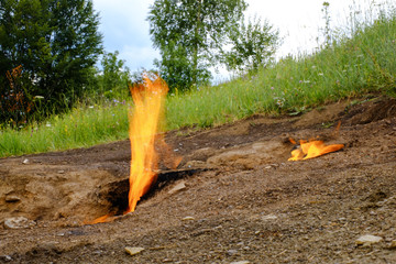 The living fires of Lopatari village