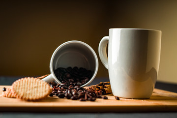 Una taza de café por la tarde