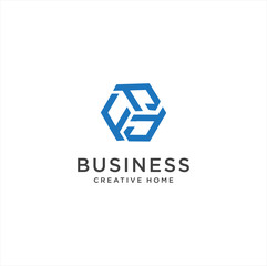 Abstract Hexagon letter F Logo Design vector logotype . Line hexagon creative simple logo design template. Universal geometric symbol . Initial Triple F Logo Design. Triple F Logo Icon