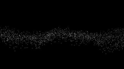 Empty copy space with abstract background motion transformation of dots flow swirls wave with of future innovation technology digital business with decentralize communication connection concept