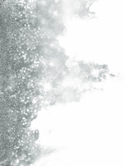 Silver abstract background with copy space