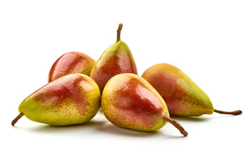 Juicy Sweet Doret pears, isolated on white background