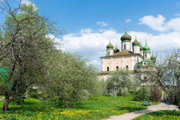 Fototapeta premium Assumption Cathedral of Goritsky assumption monastery in Pereslavl Zalessky
